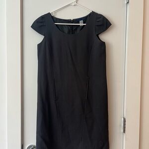 JCrew Elegant Gray Cap Sleeve Dress